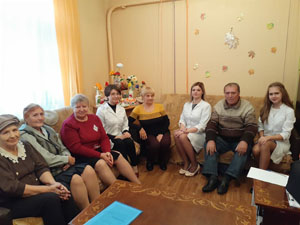 Волонтеры в Отделении социально-досуговой деятельности для граждан пожилого возраста и инвалидов