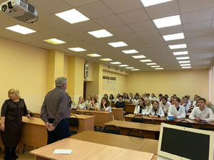 Встреча студентов-первокурсников с врачом-психотерапевтом, клиническим психологом А. Г. Докукиным