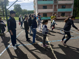 Праздник спорта для детей вынужденных переселенцев из Донбасса